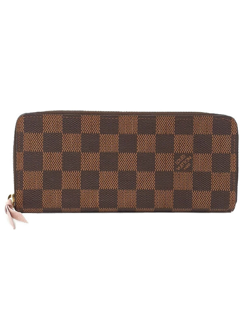 Louis Vuitton Damier Portefeuille Clemence Round Zipper Long Wallet
